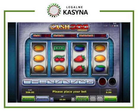 automat owocowki Cash 300 Casino