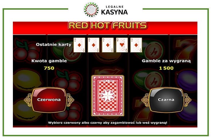Red Hot Fruits runda gamble
